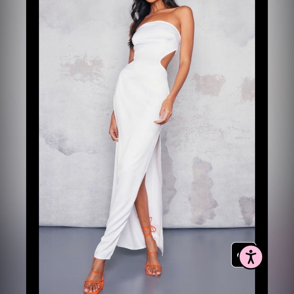 Bandeau Cut Out Maxi Dress